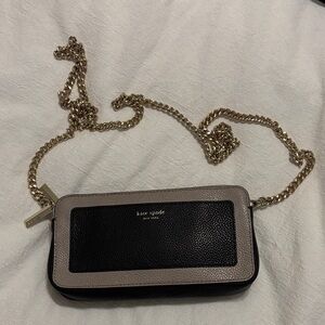 Kate Spade Black and Cream Crossbody Bag